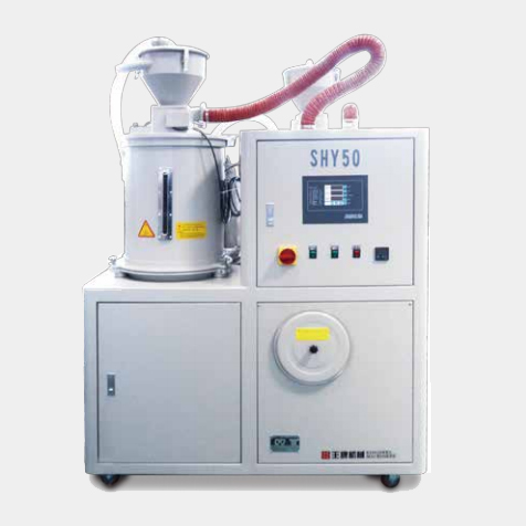 Dehumidifying, drying and feeding machine